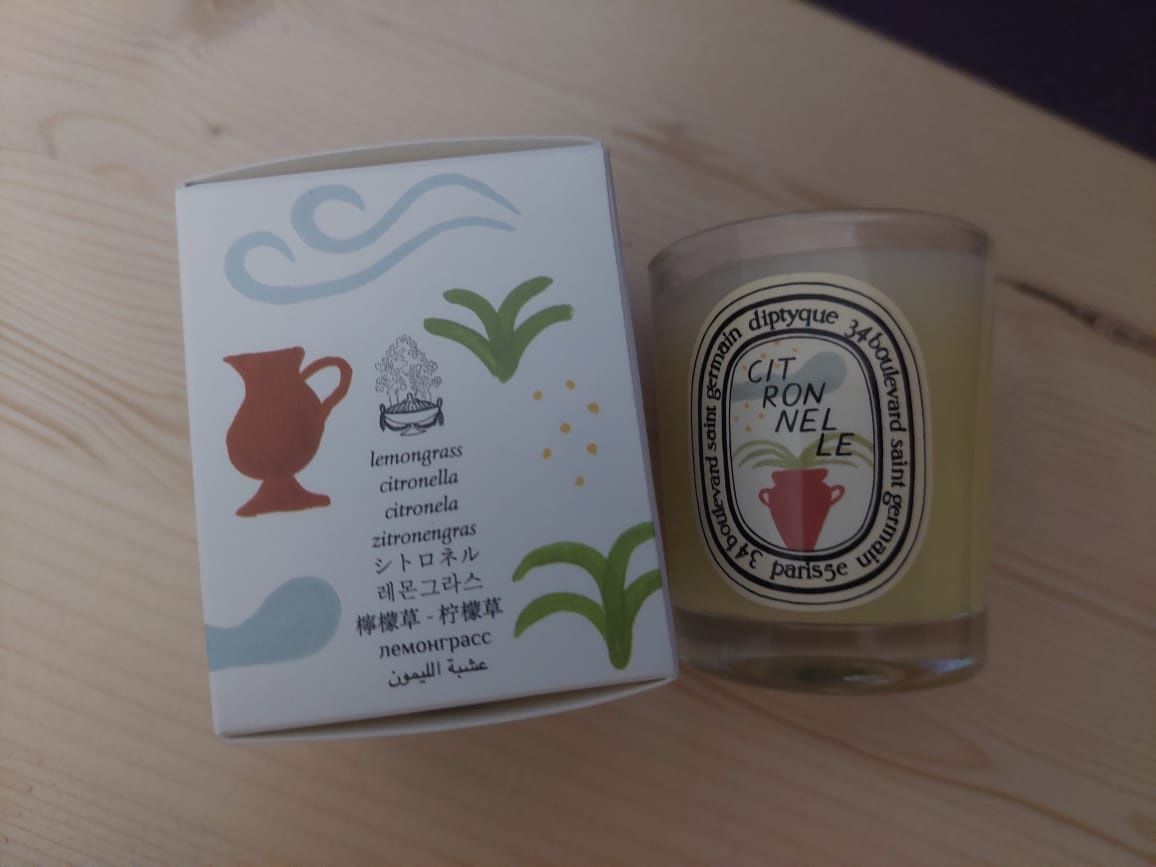 Diptyque Citronnelle парфюмированная свеча 35гр.
