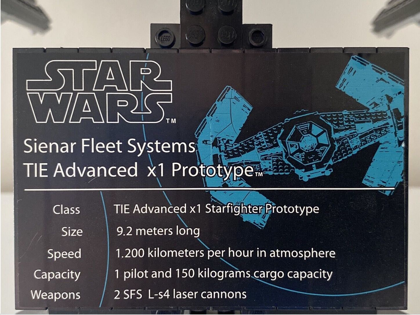Lego Star Wars 10175 TIE Advanced Prototype