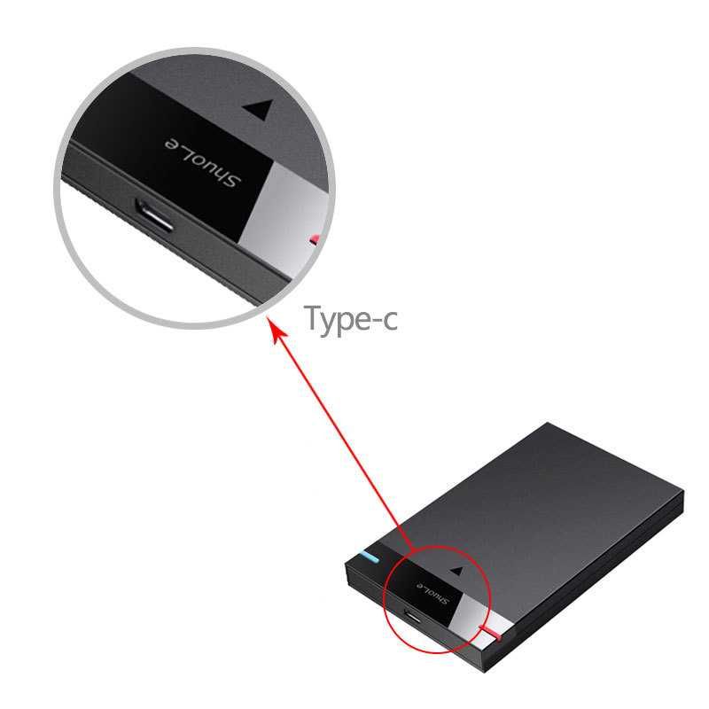 Внешний бокс SL-U25A31 Type-C для диска. 2,5 HDD External Case USB 3.1