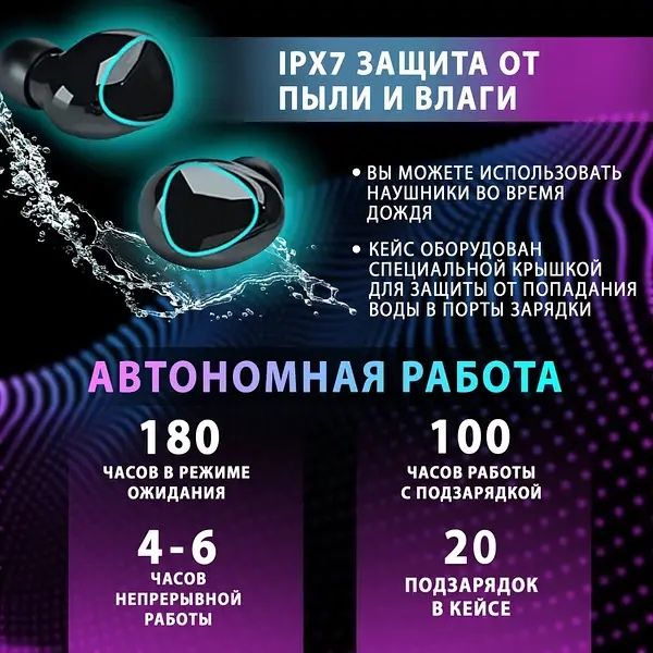 Беспроводные наушники Newest M10