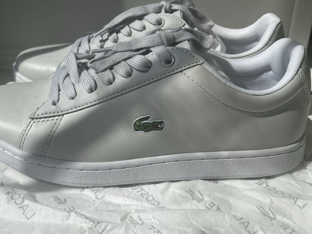 НОВЫЕ кожаные кеды Lacoste оригинал из США