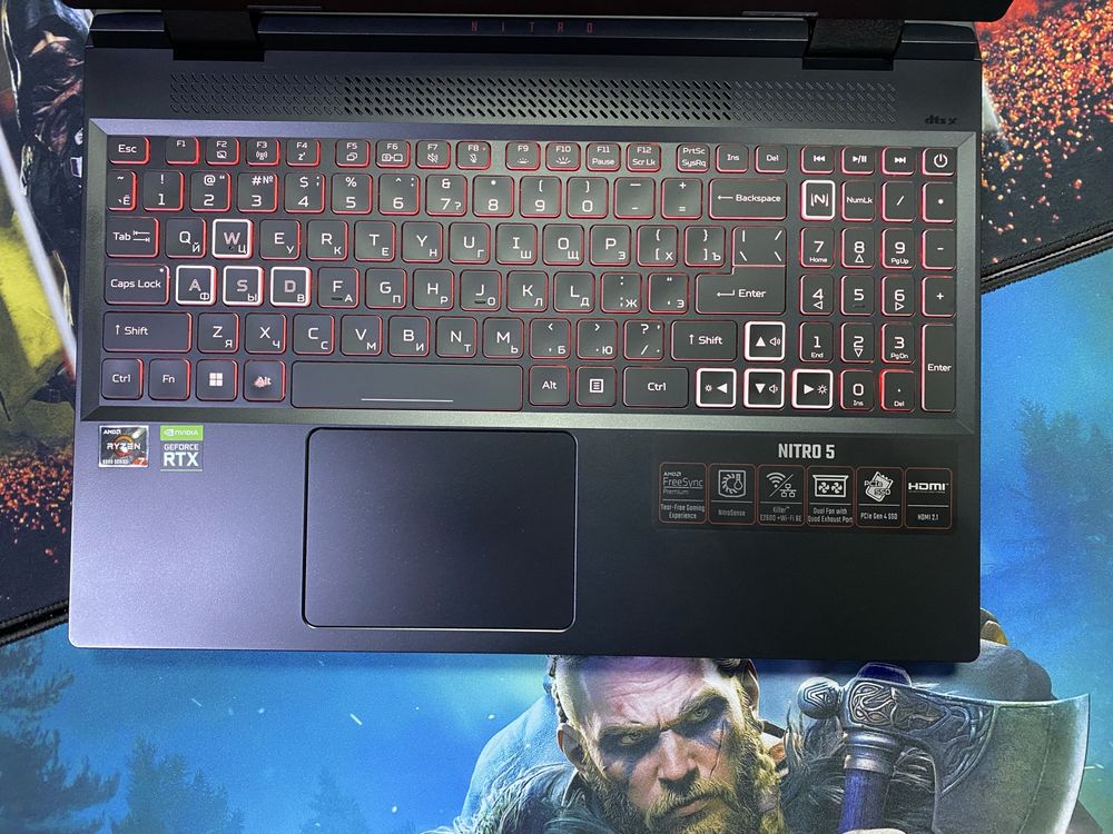 !!!МОЩНЫЙ!!! ACER NITRO 5 AMD Ryzen 7-6800H! 16GB! SSD 1TB! RTX 3060