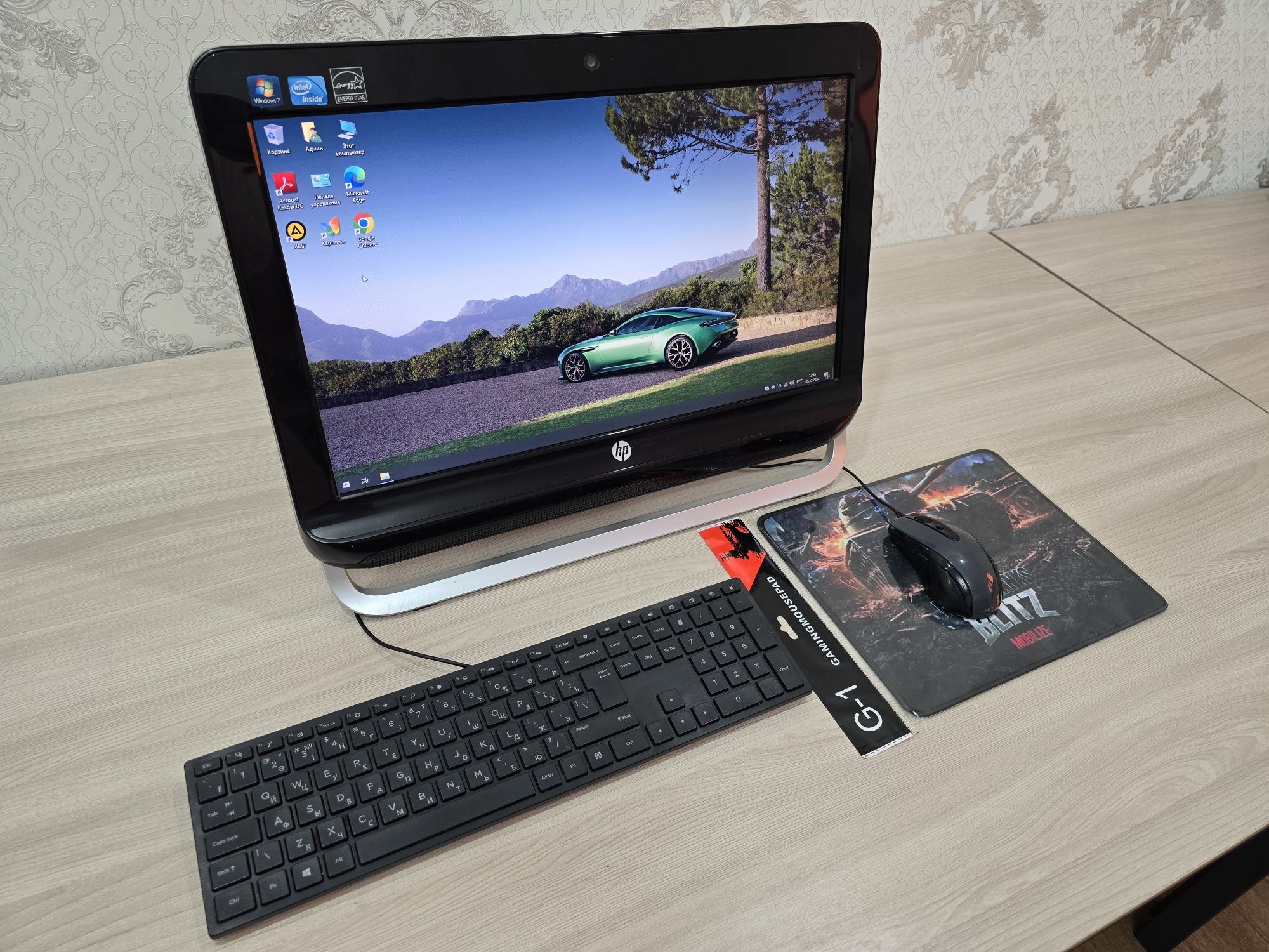 Моноблок HP Pavilion, Core i3, SSD 128Gb, HDD 750Gb, Ram 6Gb