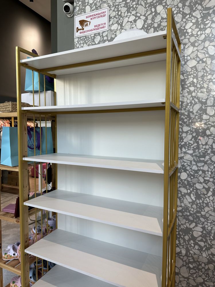 Белый стеллаж в стиле Loft Лофт