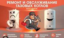 Техническое обслуживание
Ремонт Профилактика Чистка газовых котлов