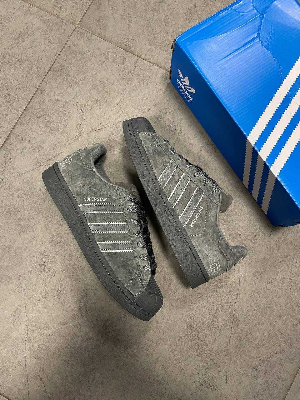 Кроссовки Reigning Champ x Adidas Superstar Dark grey
