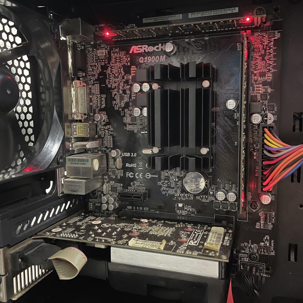 Продам офисный ПК | AsRock Q1900M | 8 ГБ ОЗУ | GT630 | HDD 465 ГБ