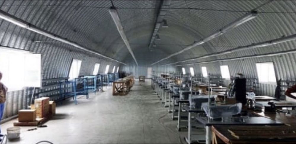 Бескаркасный Ангар арочный Зернохранилище Арка Купольный Спортзал