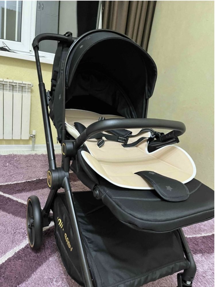 Коляска проулчная  linig baby  Z1PRO,Желтый черный