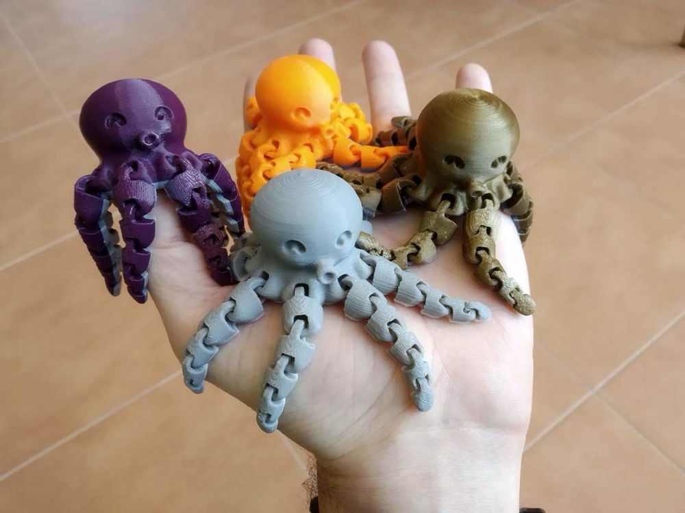 Осьминог 3д / Octopus 3d