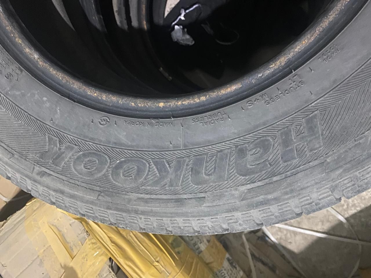 Продам 4  баллона HANKOOK б/у в хорошем состоянии