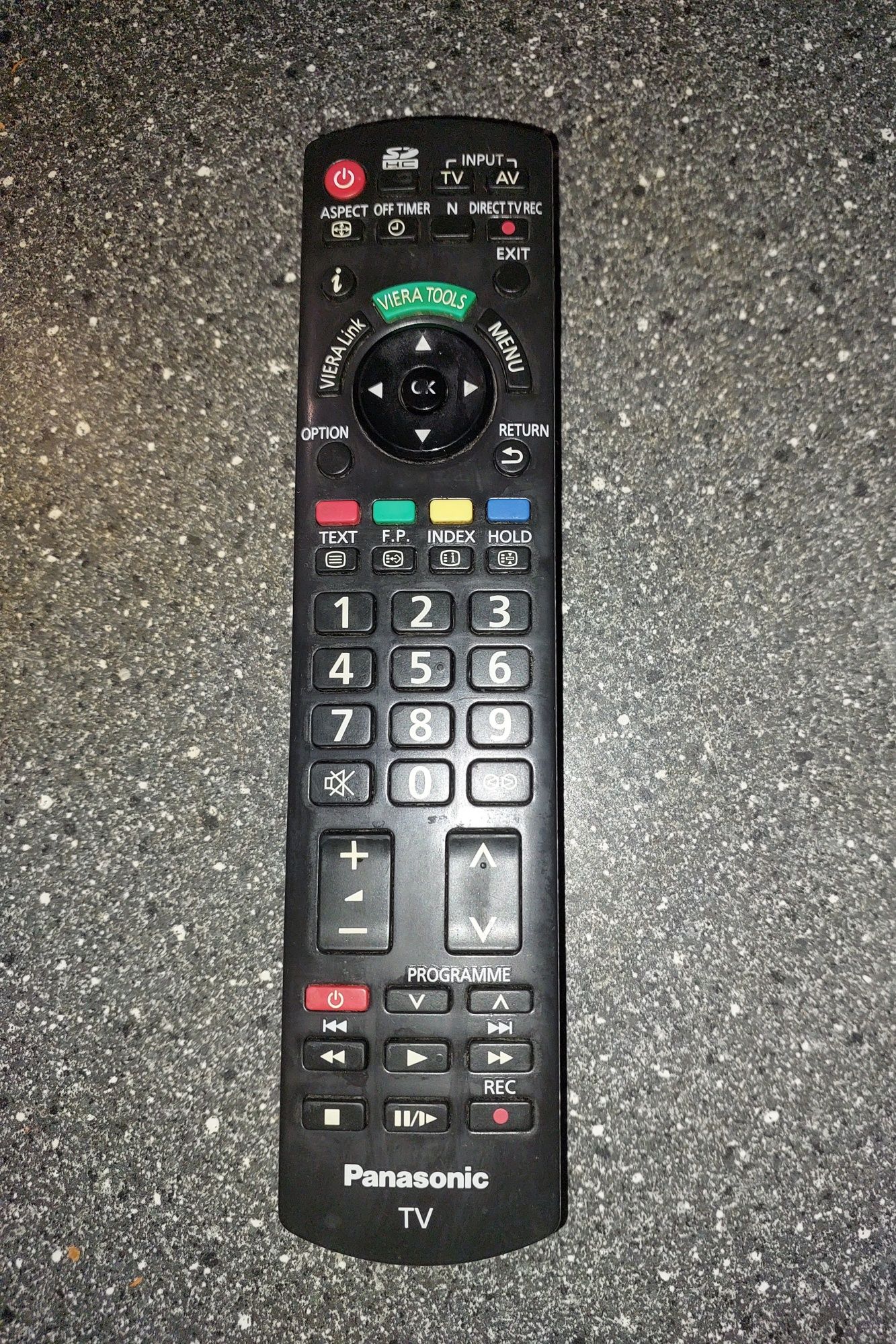 Черный пульт Panasonic