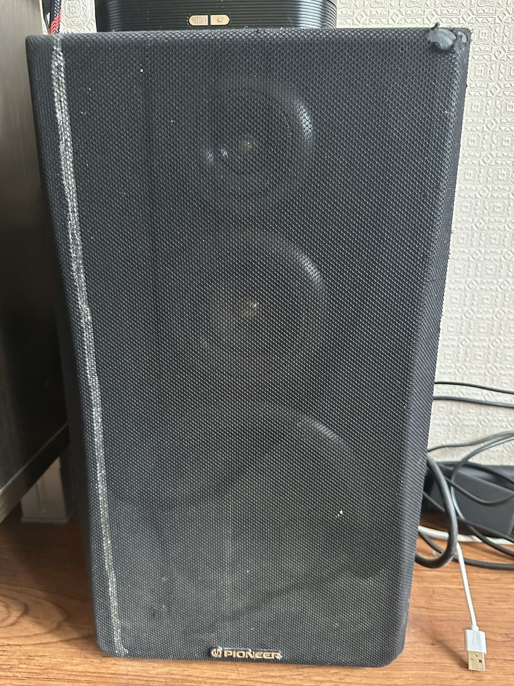 Музыкальный центр, колонки pioneer