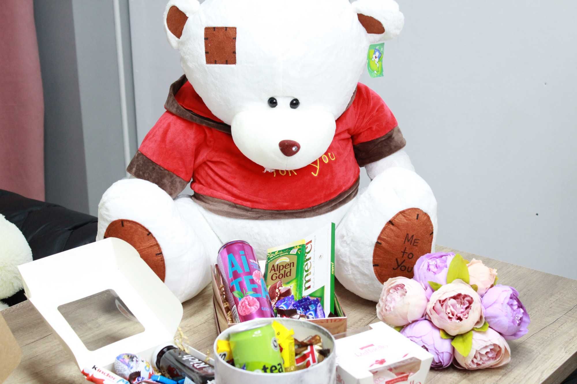 мишки Teddy Тедди мягкая игрушки сладкий букет бокс
