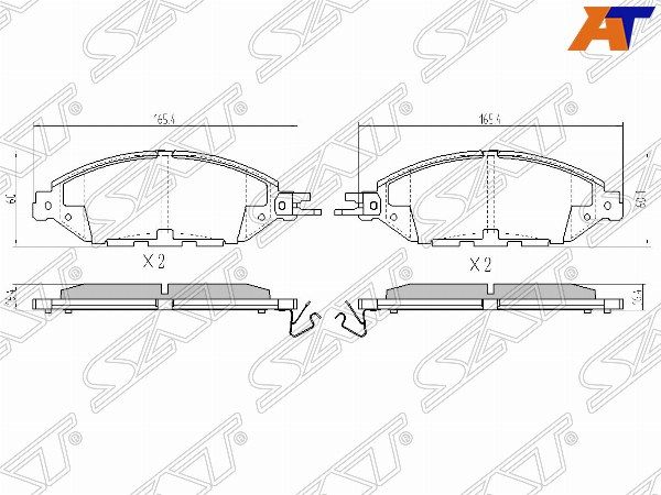 Колодки тормозные Nissan Pathfinder