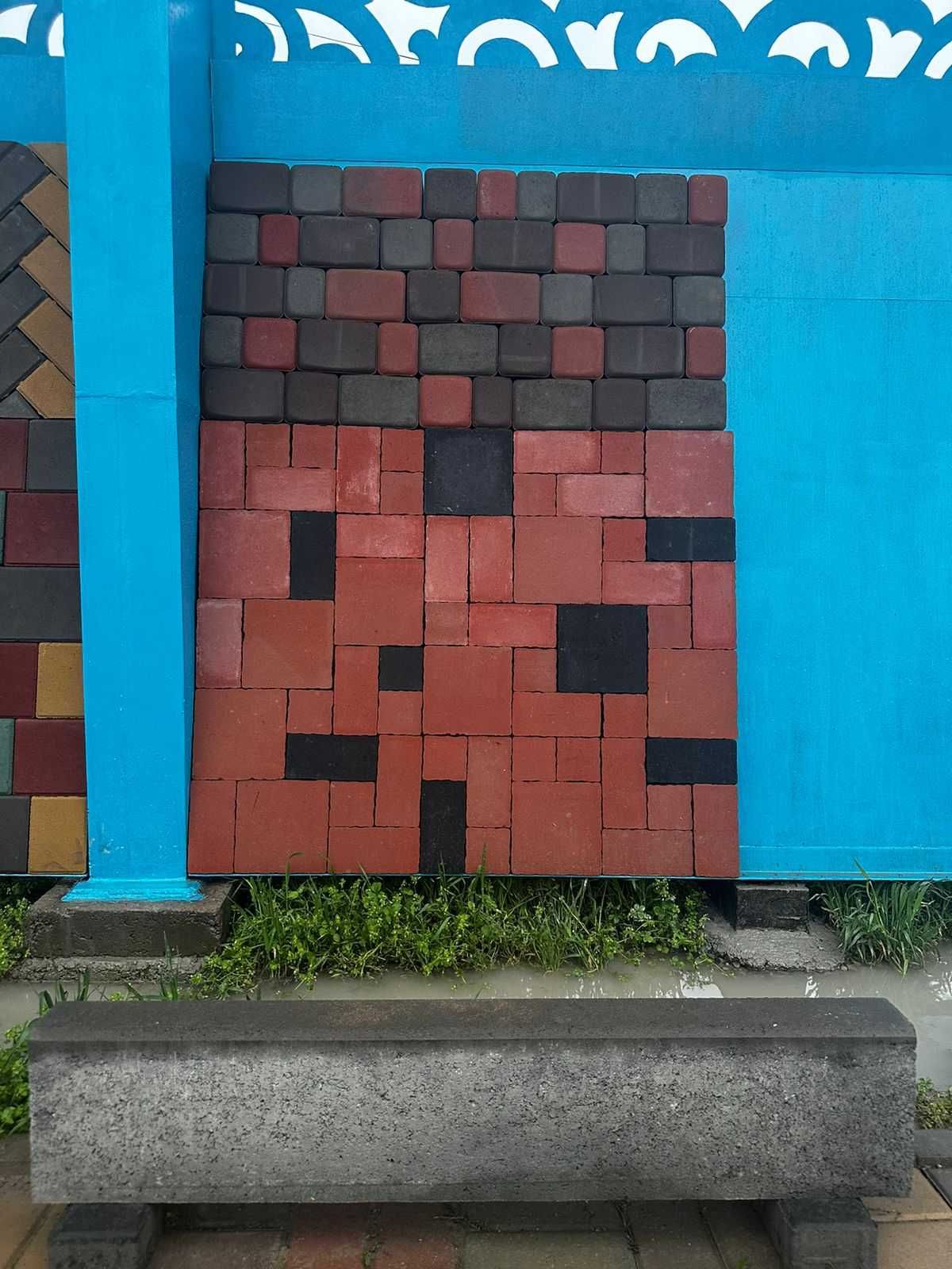 Поребрик, бордюр, газоблок, тротуарная плитка, брусчатка