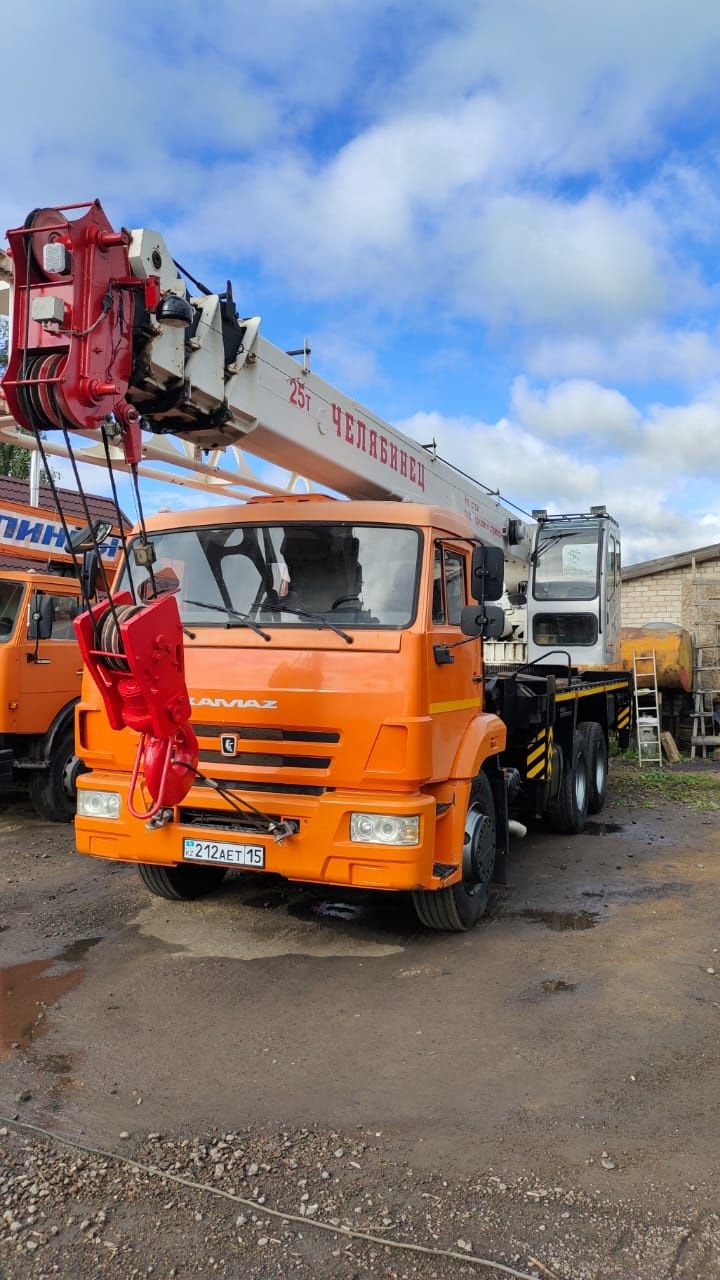 Услуги автокрана 25т 28м  35м