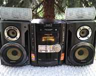 Panasonic /AUX Музыкальный центр 4 колонки250вт