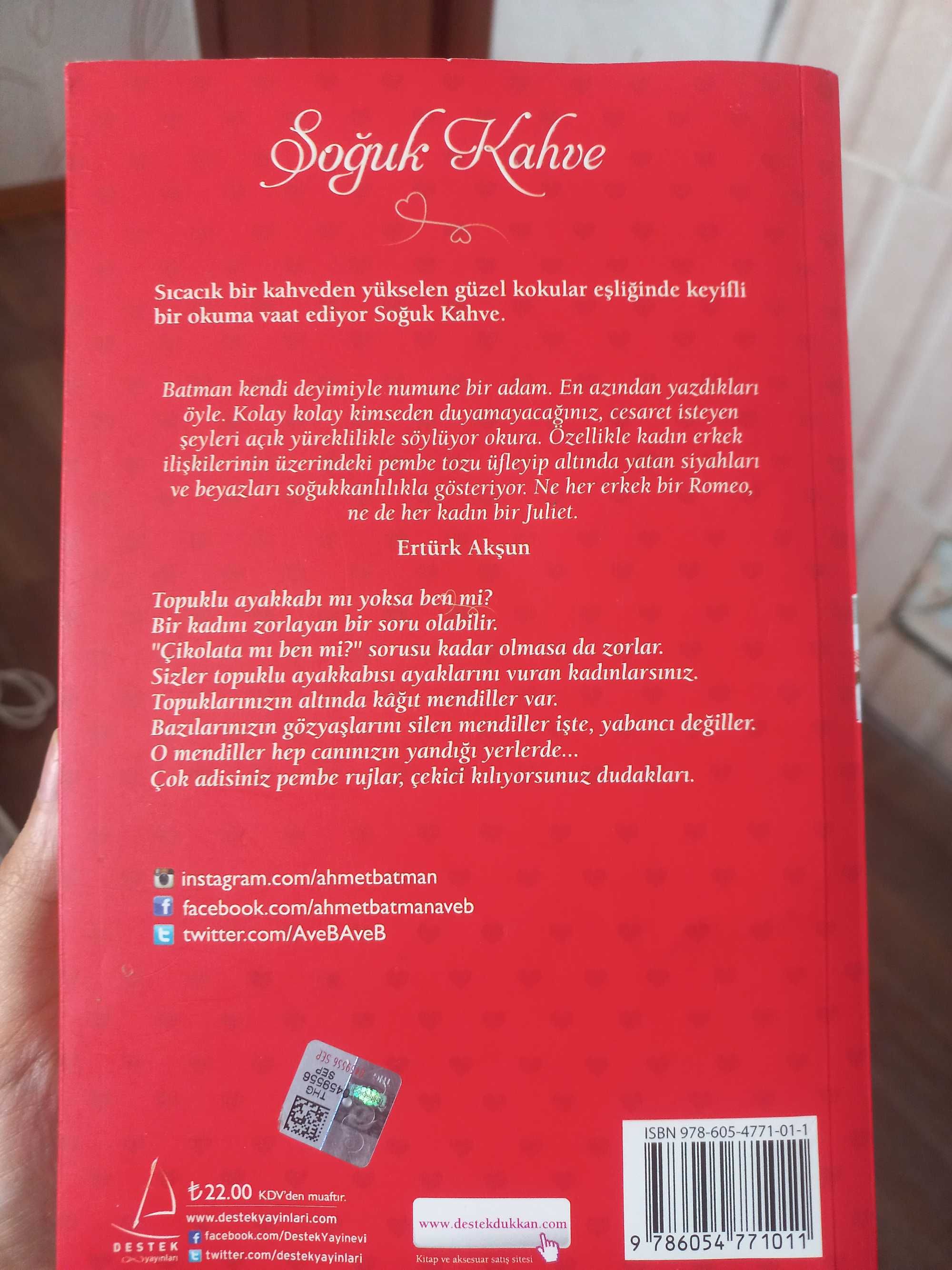 Турецкая книга  Ahmet Batman- Soğuk kahve