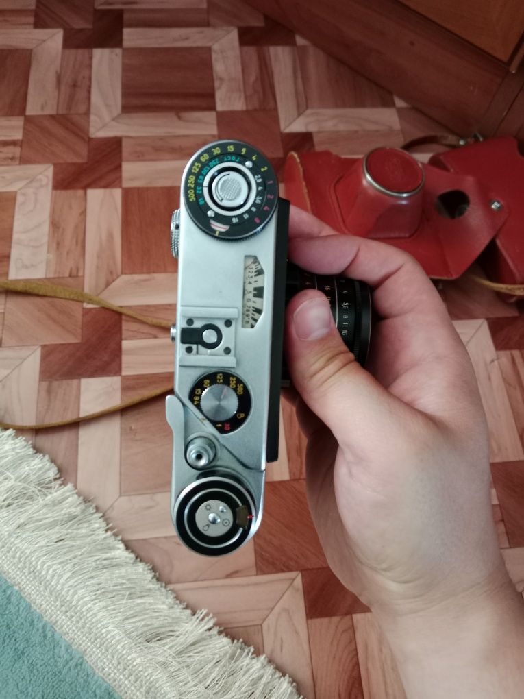 Фотоаппарат ФЭД-5 с объективом Индустар-61, винтаж, СССР