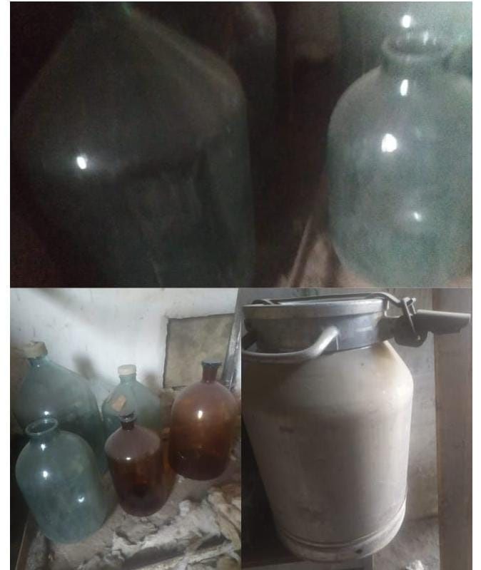 Продам газовый баллон, алюминиевые фляги, стеклянные бутыли