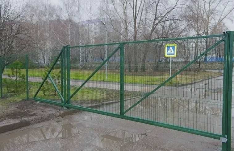 Ограждение из 3д сетки, 3д забор 3d панель, евросетка, ворота, калитки