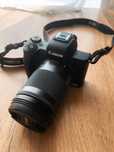 canon m50 + объектив 18-150mm, объектив youngnuo 35mm
