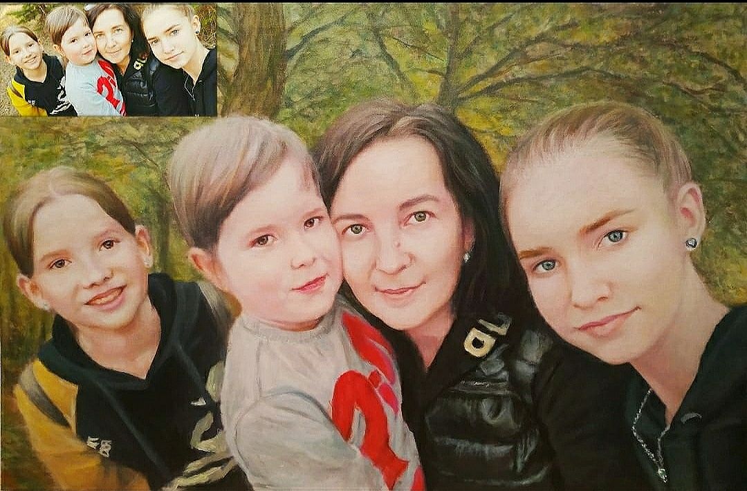 Лучший подарок. Художник- профессионал со стажем 37лет.