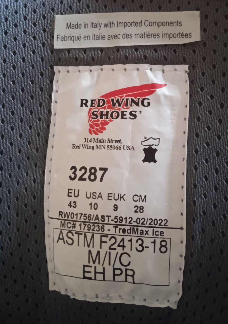 Фирменные мужские  ботинки из натуральной кожи Red Wing