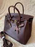 Сумка Hermes Birkin Натуральная кожа зернистая Размер 35 см. Рассрочка