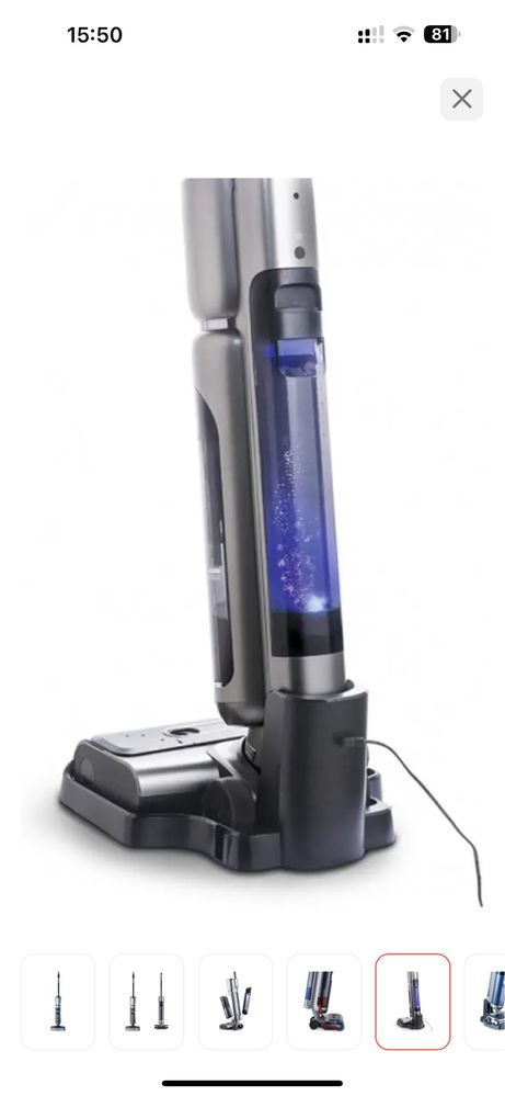 Пылесос Thomas Aqua FLOORCLEANER Cordless серый