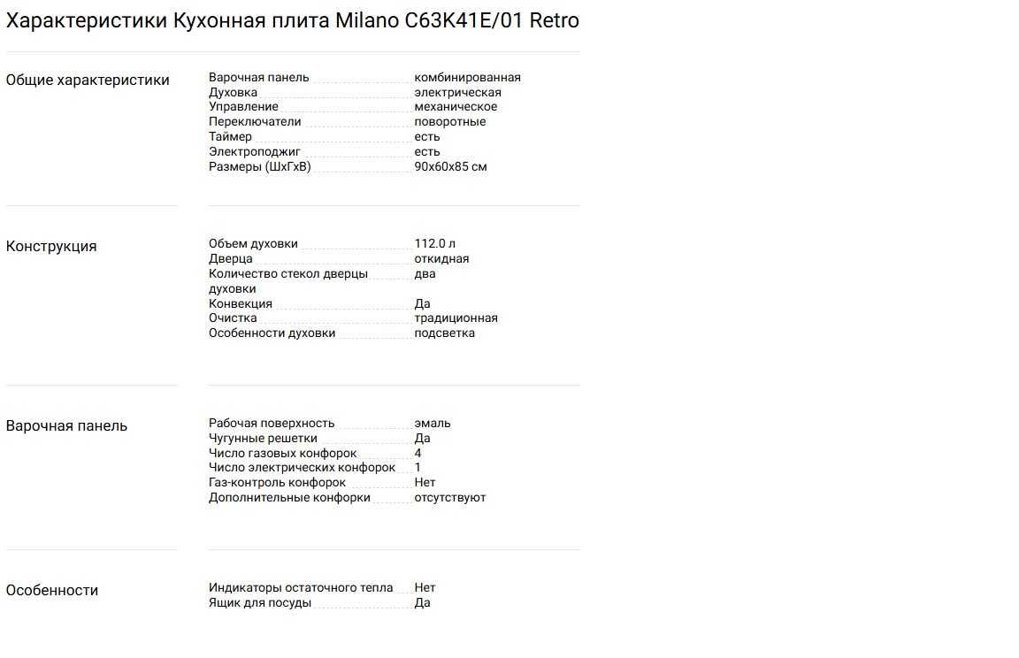 ПлитыMIDEA FSC-602DX/900BX/911EX/MILANO C63K41E/01 Retro