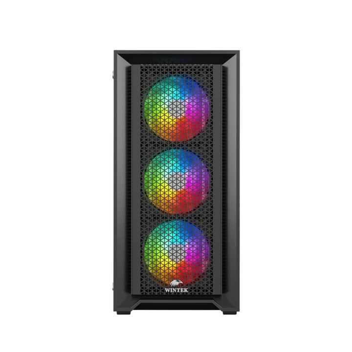 Корпус Wintek Andromeda Light i705 TG, Micro ATX, 4*12cm fRGB fan