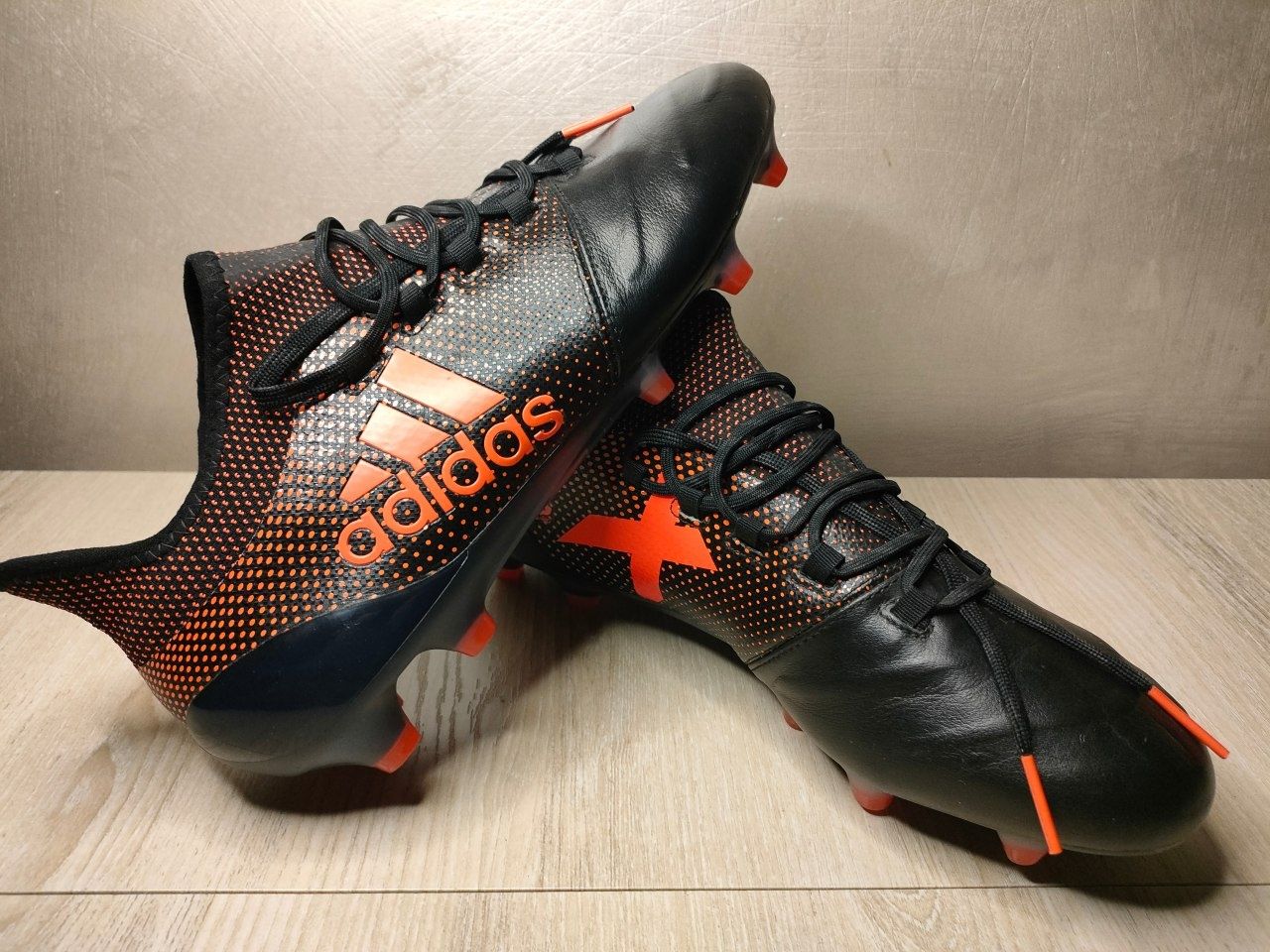 Adidas X 17.1 leather FG р-р 44, 44.5