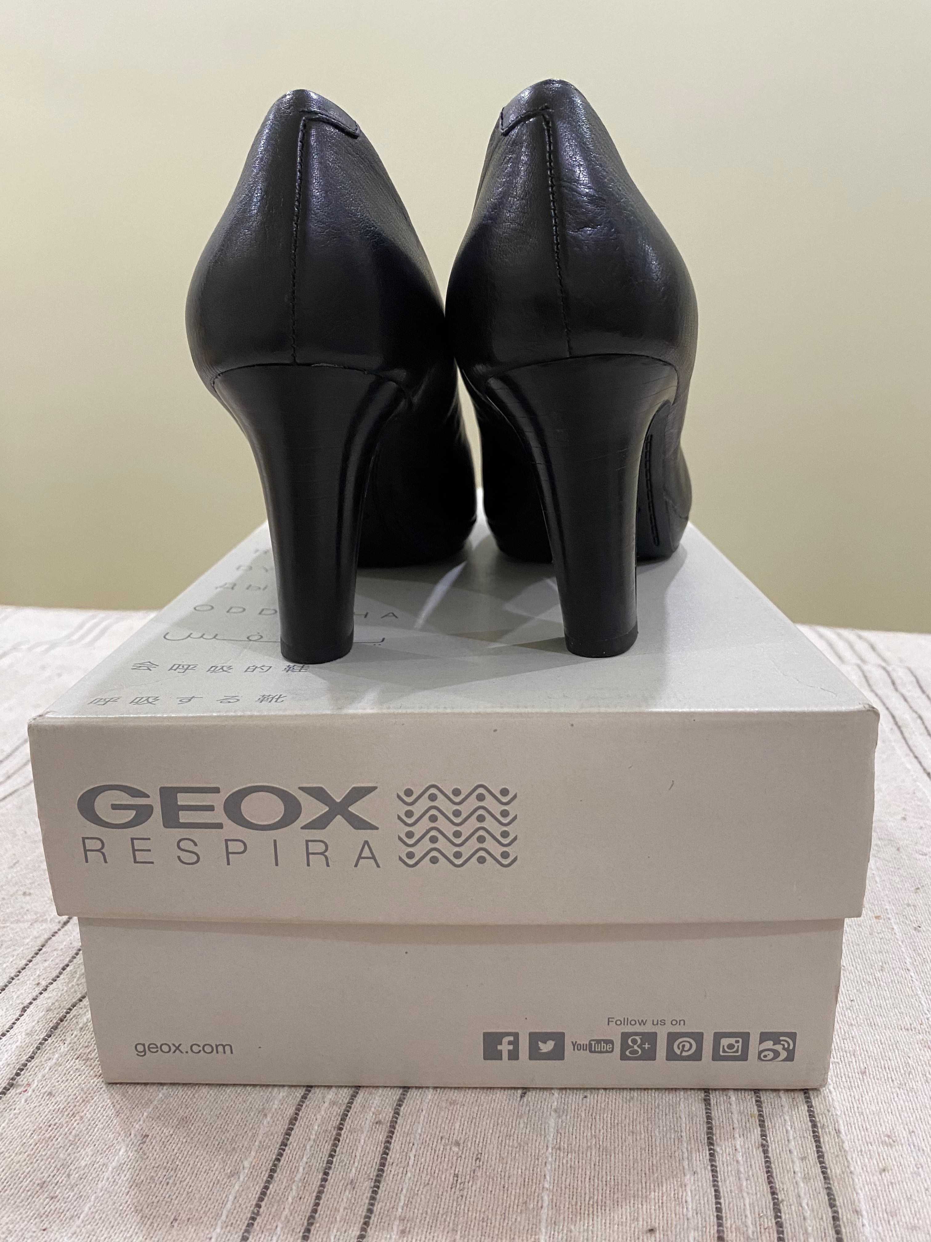 Удобные кожаные туфли Geox БУ