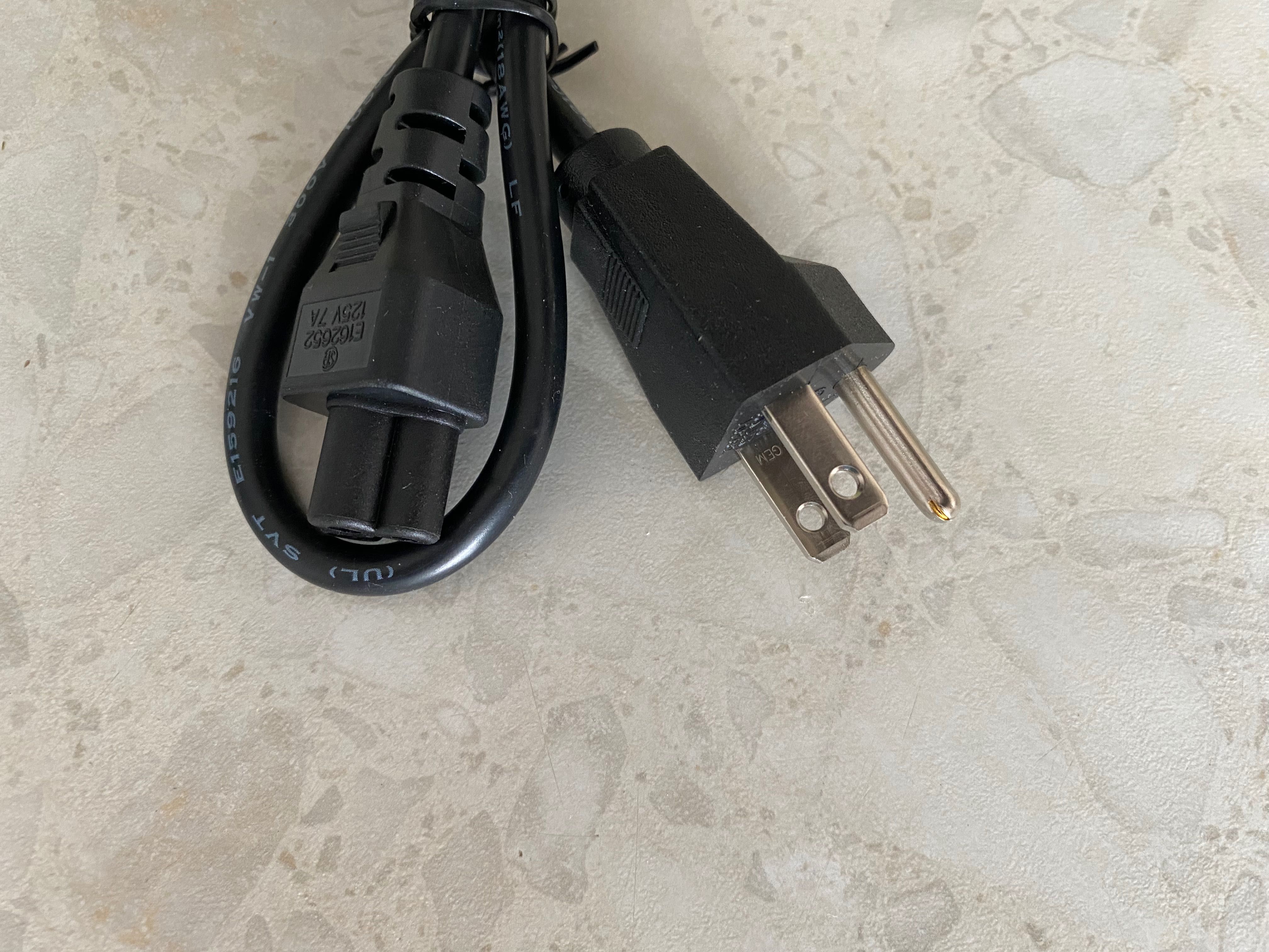 Кабель для блока питания AC-53 7A 125V E162652