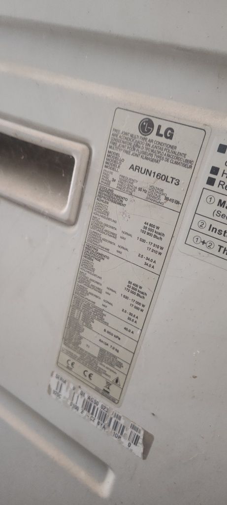 Продажа LG  VRF V поколения 45 кВт