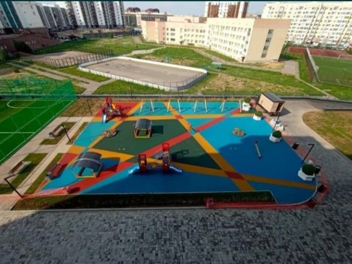 Тартановое покрытие.Тартан. Резиновая крошка.Искуственный газон.Мафы.