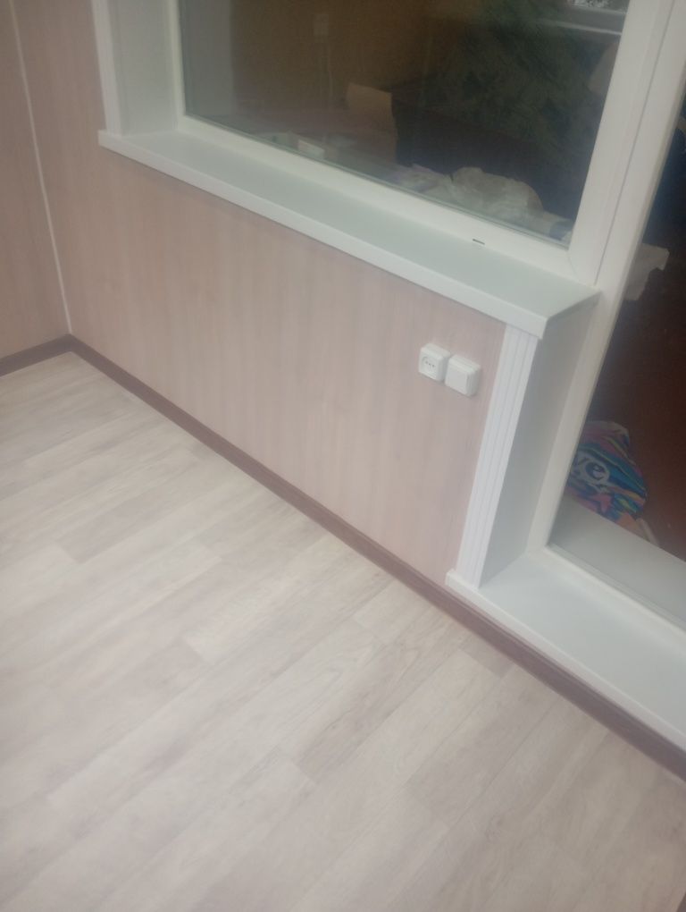 Обшивка балкона утепление