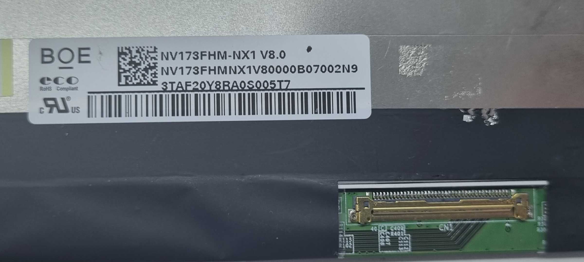Дисплей(Матрица)ноутбука 17"3 eDP 40 pin