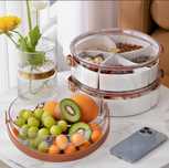 НОВЫЙ Контейнер для хранения с крышкой и ручкой (на 5 секций)