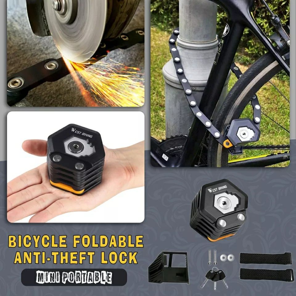 Велосипедный замок West Biking / Замок на велик