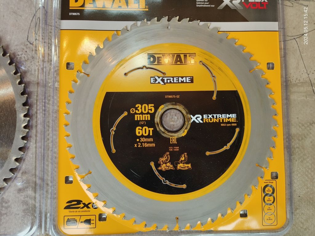 Пильный диск 305мм DeWalt
