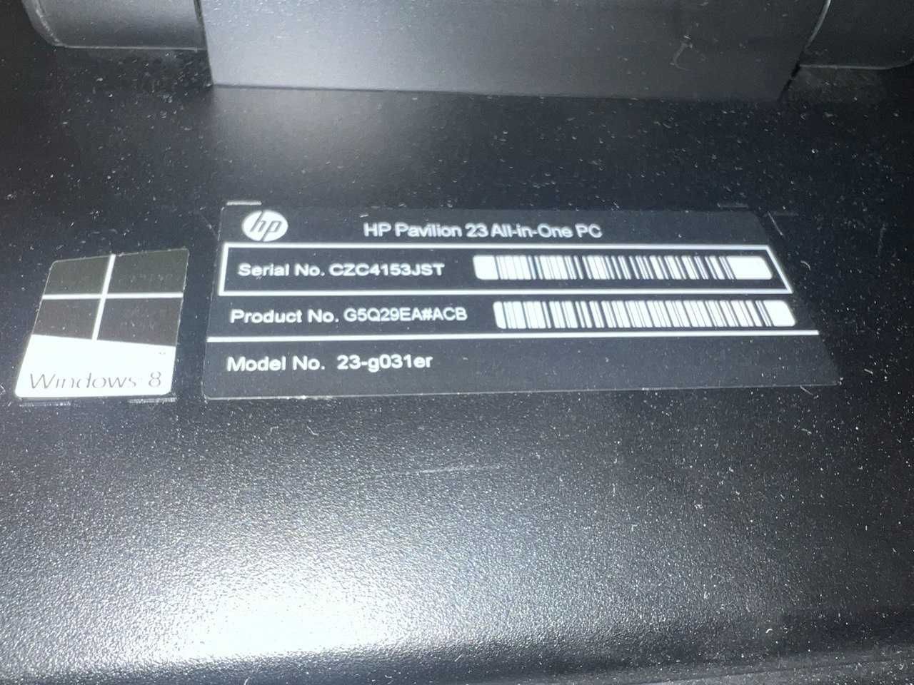 Моноблок HP Pavilion 23-g031er All-in-One