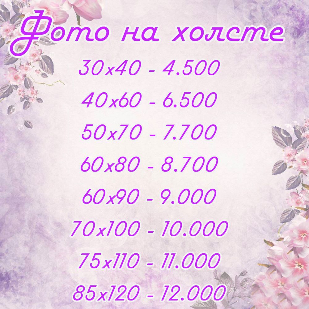 Печать фотокартины на холсте. Фотомозайка. Дримарт. Подарок