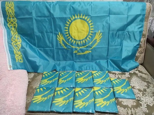 Флаги Казахстана новые
