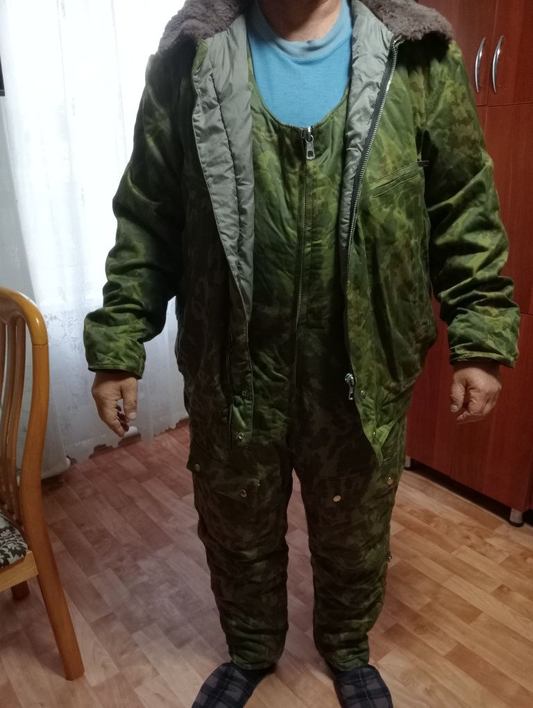 Зимний бушлат и комбез в комплекте