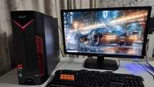 i5-8400 GTX 1050ti 4Gb LCD24 Игровой компьютер
