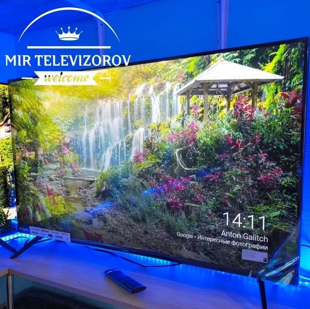 Новый televizor 81.2см Смарт Wi-Fi usb hdmi стильный крутой
