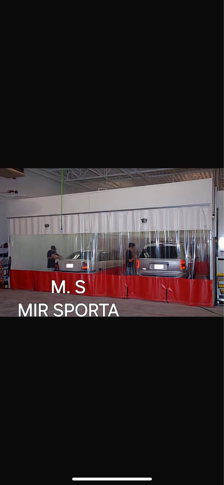 Спорт товары тент шторы для автомойки